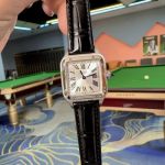 TW Factory Cartier Stainless Steel Quartz Movement 32*43MM for Men 28*38MM for Lady Silver Bezel Couple Watch